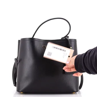 Prada Panier Bucket Bag Saffiano Leather Large