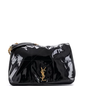 Saint Laurent Jamie 4.3 Shoulder Bag Quilted Patent Large