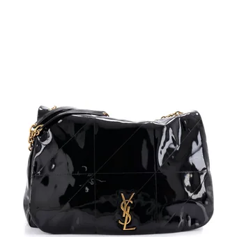 Saint Laurent Jamie 4.3 Shoulder Bag Quilted Patent Large